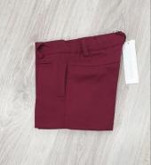 Pantalon corto sarga pilar batanero r410074 burdeos talla 2 años.