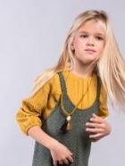 A blusa bambula pilar batanero 810 r140121 mostaza