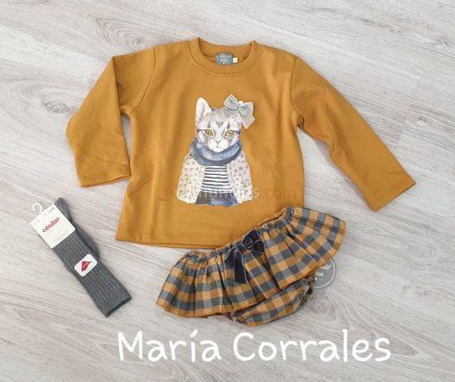 A conjunto niña mon petit gato sudadera r250121