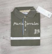 A POLO MANGA CORTA CUELLO POLO PILAR BATANERO R150039 CACERIA