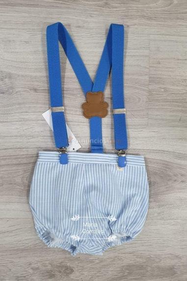 A RANA BOMBACHO+TIRANTE PILAR BATANERO R410085 RAYAS CELESTE 208