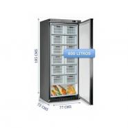 Armario de congelación con cestas