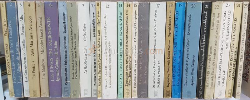 Biblioteca de Visionarios, Heterodoxos y Marginados. Primera serie. 25 números. TODO LO PUBLICADO