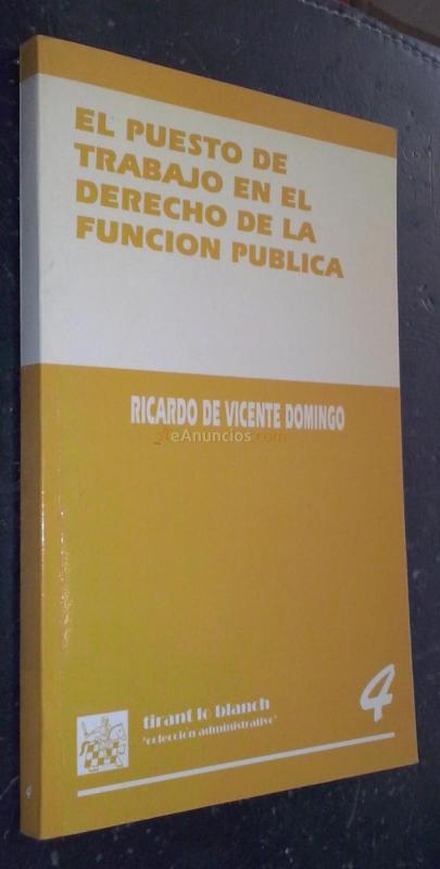 El puesto de trabajo en el derecho de la función pública