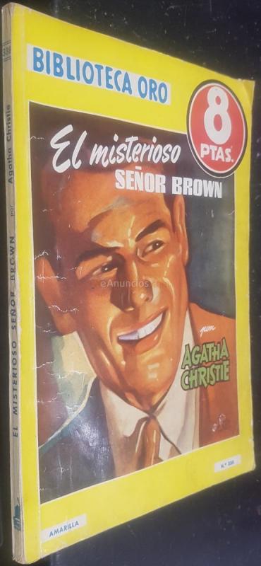 El misterioso señor Brown. Biblioteca Oro Seria Amarilla N 338