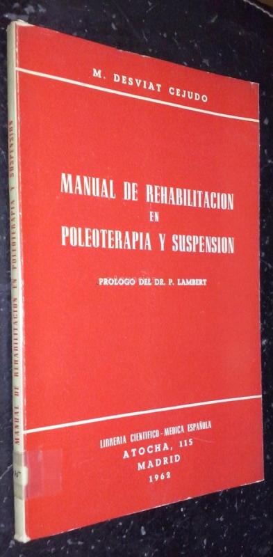 Manual de rehabilitación en poleoterápia y suspensión