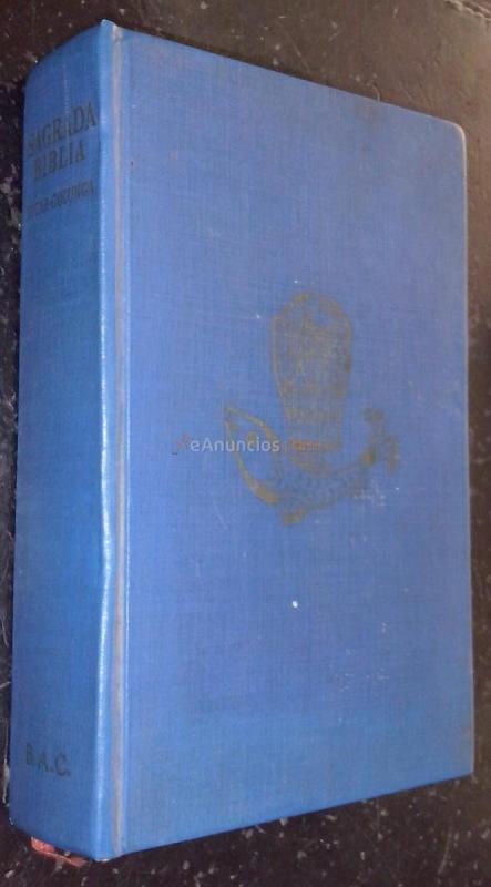 Sagrada Biblia. Versión directa de las lenguas originales