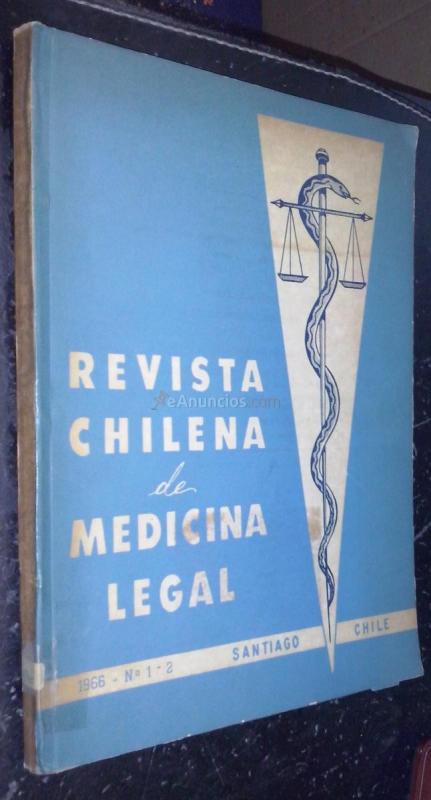 Revista chilena de medicina legal. N 1-2