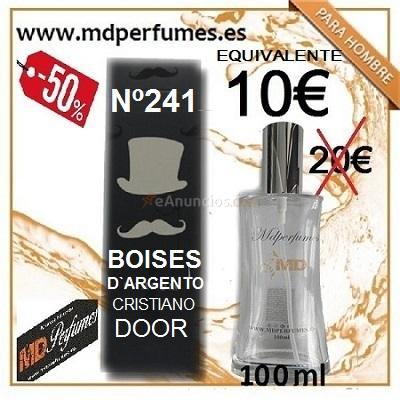 Perfume Hombre equivalente n241 BOISES D`ARGENTO CRIST