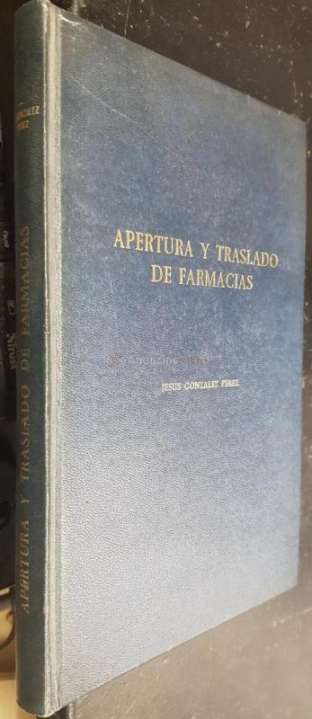 Apertura y traslado de farmacias