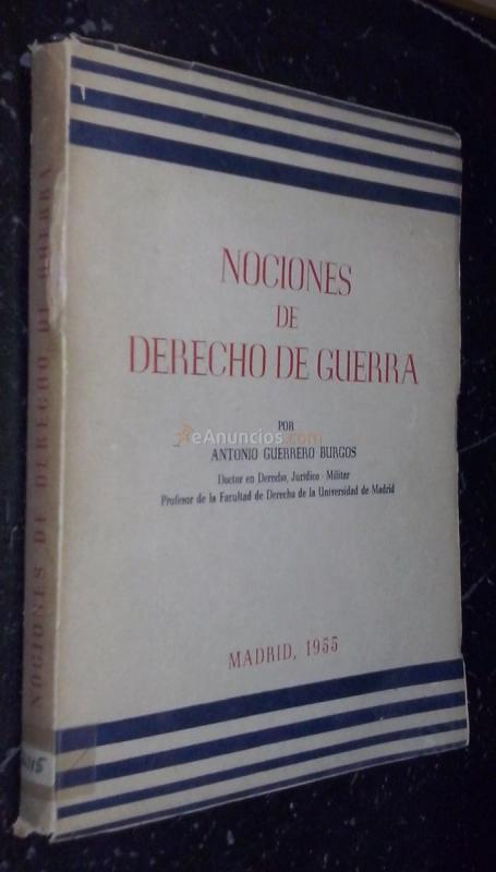 Nociones de derecho de guerra