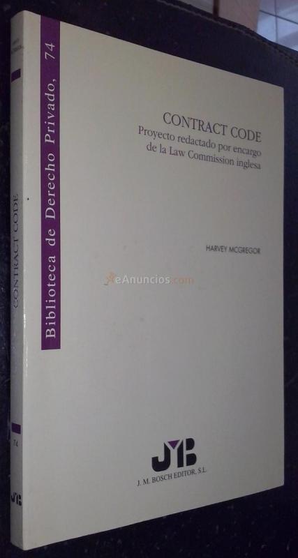 Contract Code. Proyecto redactado por encargo de la Law Commission inglesa