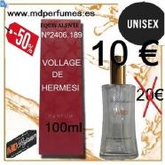 Perfume equivalente UNISEX VOLLAGE DE HERMESI n2406.189