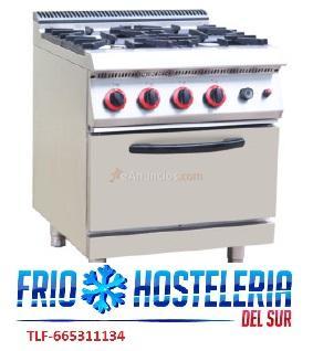 Cocina cuerpo a gas con horno serie plus