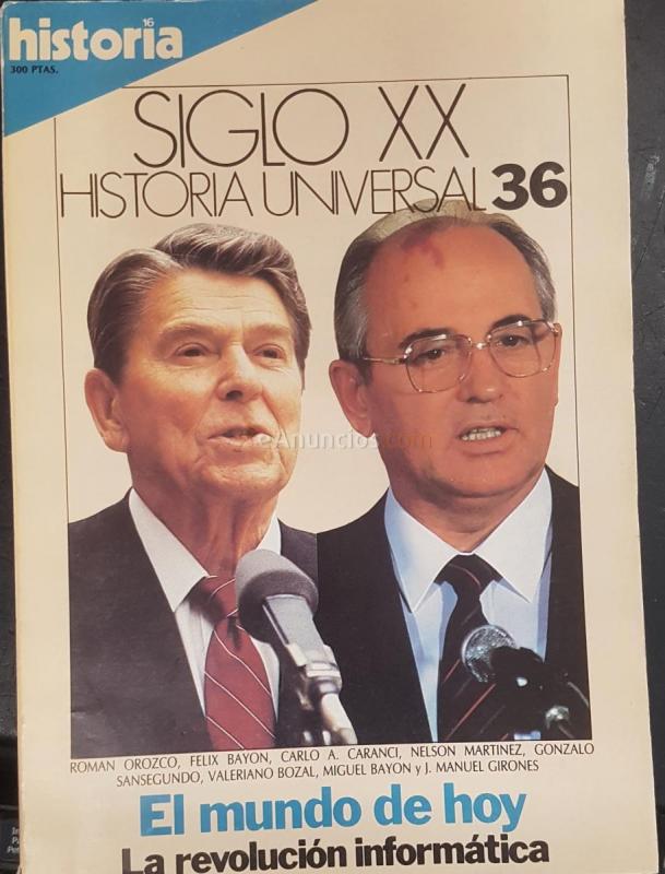 El mundo de hoy. La revolución informática. Historia 16 Siglo XX Historia Universal N 36