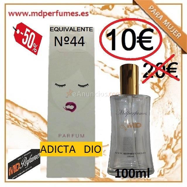 Perfume Mujer Equivalente alta gama N44 ADICTA DIO 100