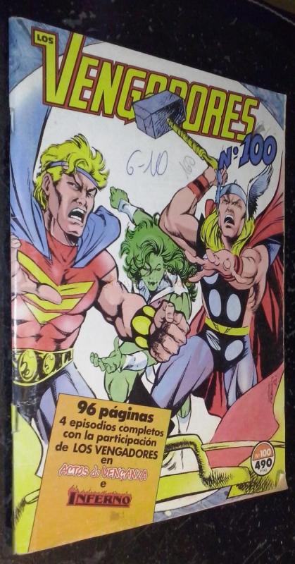 Los vengadores. N 100
