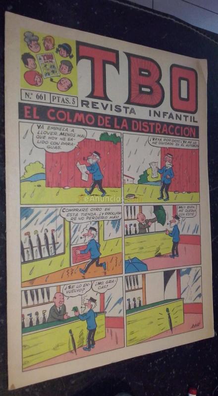 El TBO. Año LIV. N 661: El colmo de la distracción