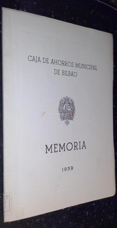 Memoria año 1959