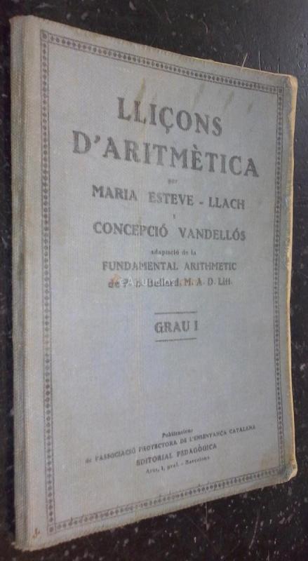 Llions d aritmetica. Grau I