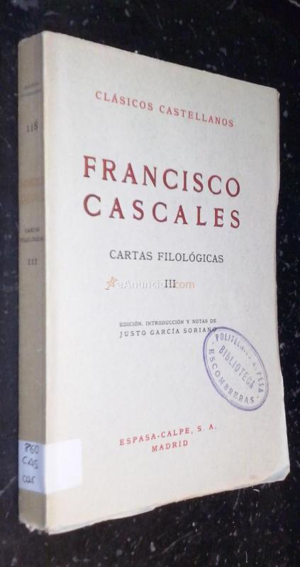 Cartas filológicas. Tomo III