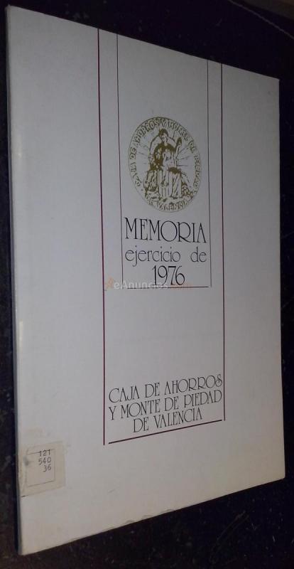 Memoria ejercicio de 1976