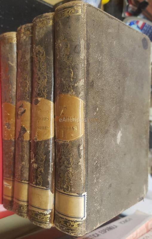 Los misterios de Londres. 8 tomos encuadernados en 4 volúmenes