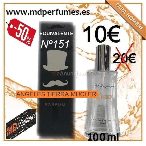 Perfume Equivalente Hombre N151 ANGELES TIERRA MUCLER
