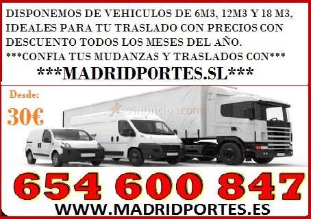 Servicio de traslados economicos en madrid