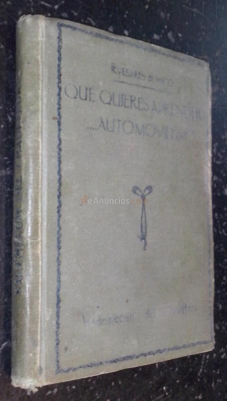 Qué quieres aprender... automovilismo. Vademécum del chauffeur