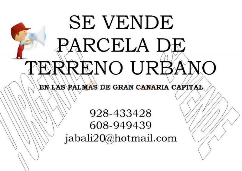 Parcela de terreno urbano en las palmas