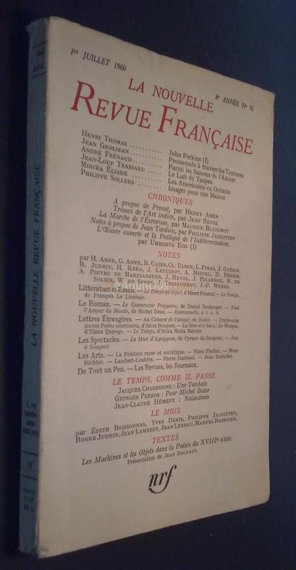 La nouvelle. Revue franaise. N 91