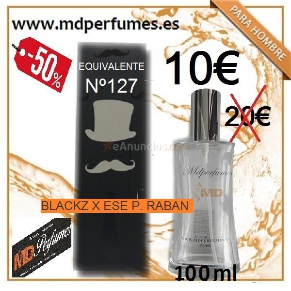 Perfume Hombre Equivalente N127 BLACKZ X ESE P. RABAN
