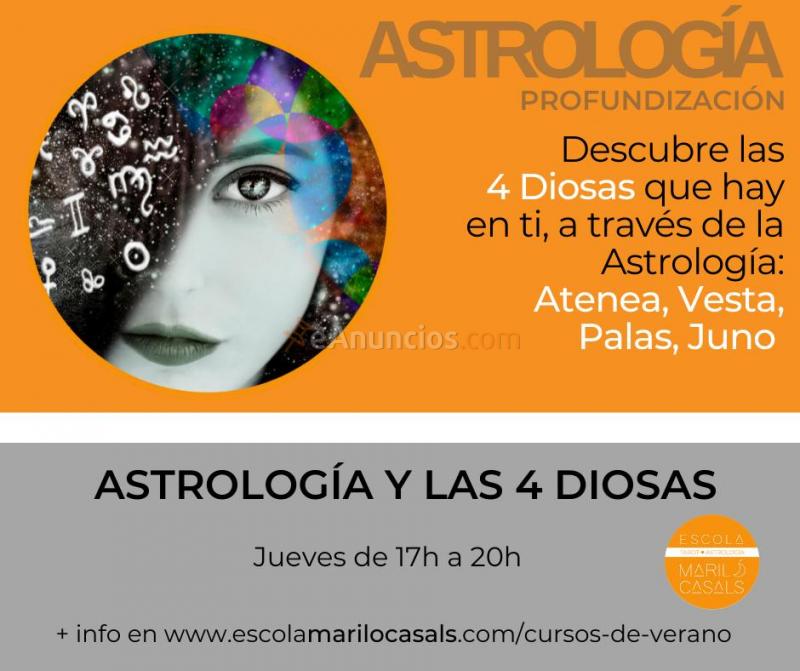 Curso verano  astrología y las 4 diosas