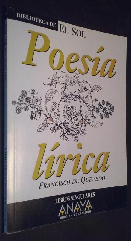 Poesía lírica