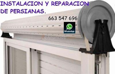 Persianas, instalación y reparación.