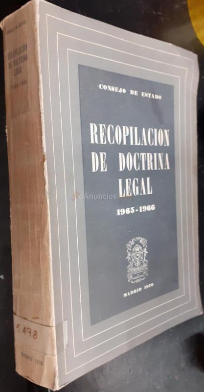 Recopilación de Doctrina Legal 1965-1966