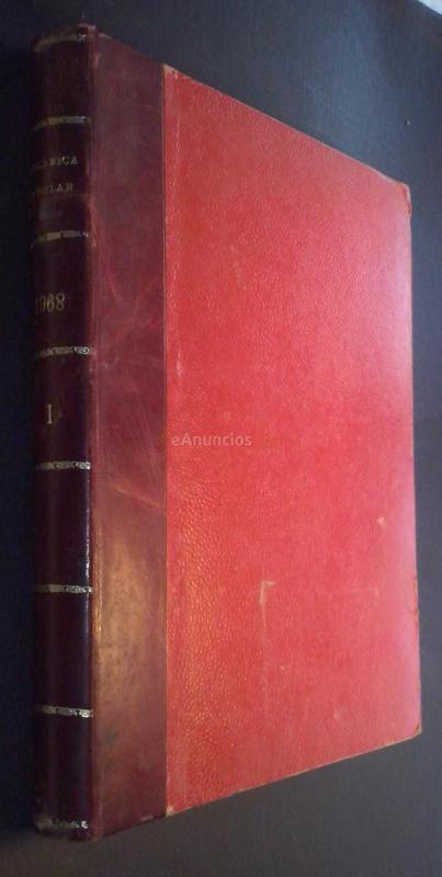Mecánica Popular. De Enero de 1968 a Junio de 1968. 6 números encuadernados en un volumen