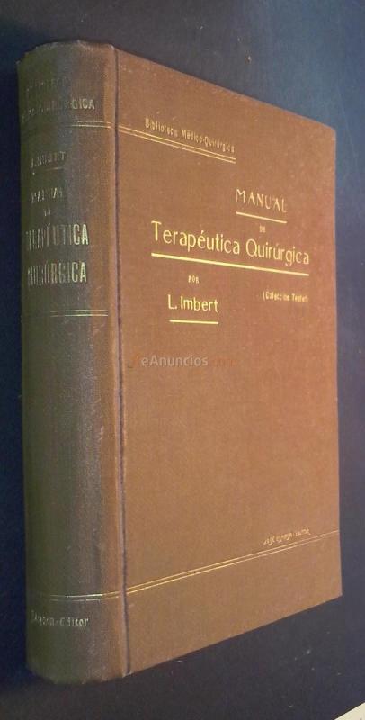 Manual de terapéutica quirúrgica