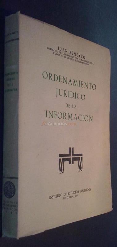 Ordenamiento jurídico de la información