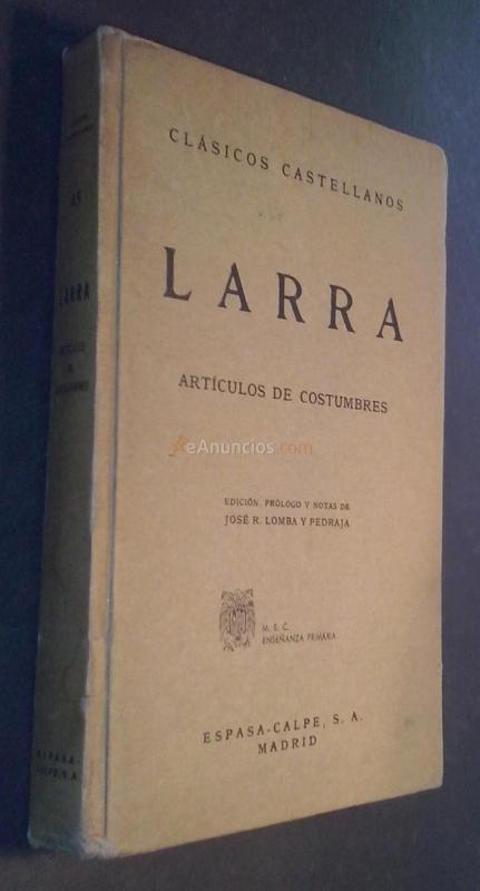 Artículos de costumbres