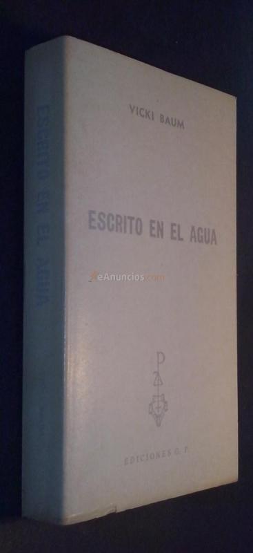 Escrito en el agua