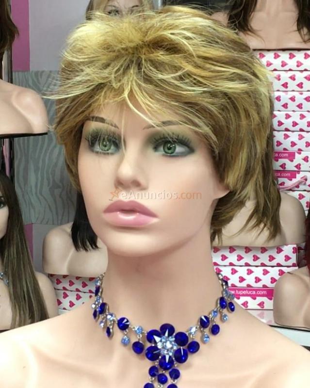 Peluca corta juvenil mod. Flores