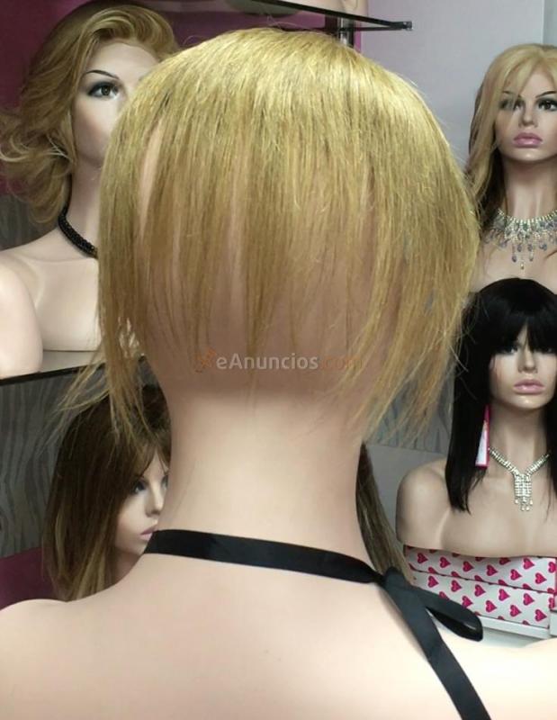 Raya de pelo natural para alopecia