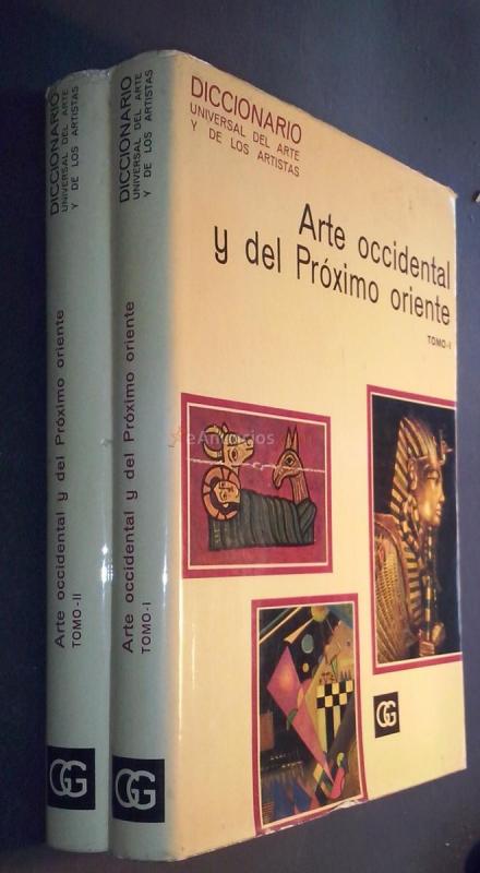 Diccionario Universal del Arte y de los Artistas. Arte occidental y del Próximo oriente. 2 tomos
