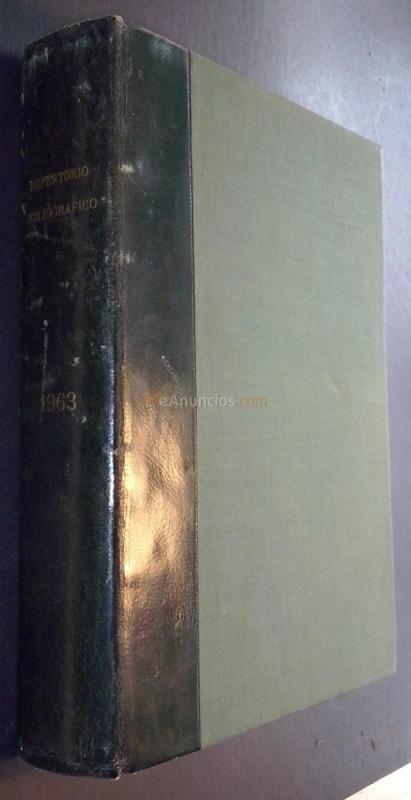 El Libro Español 1963. Repertorio bibliográfico clasificado por materias