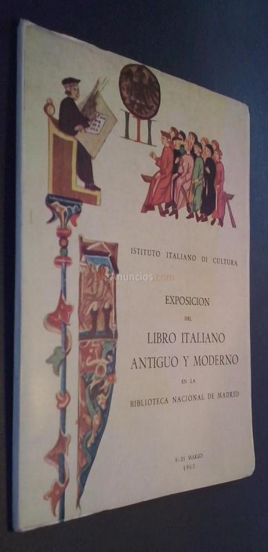 Exposición del libro italiano antiguo y moderno en la Biblioteca Nacional de Madrid