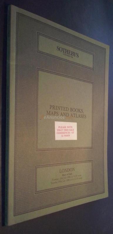 Printed Books, Maps and Atlases