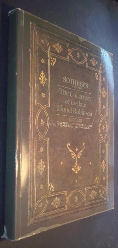 The Collection of the Late Lionel Robinson