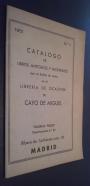Catálogo de libros antiguos y modernos. N 1